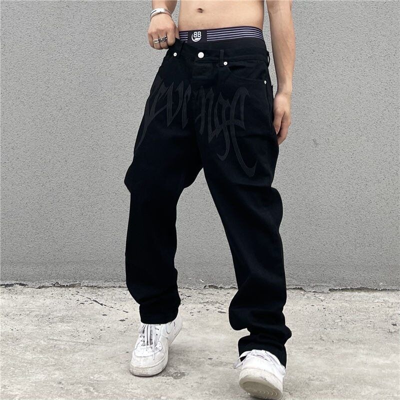 Calça Streetwear Y2k Masculino Hip Hop