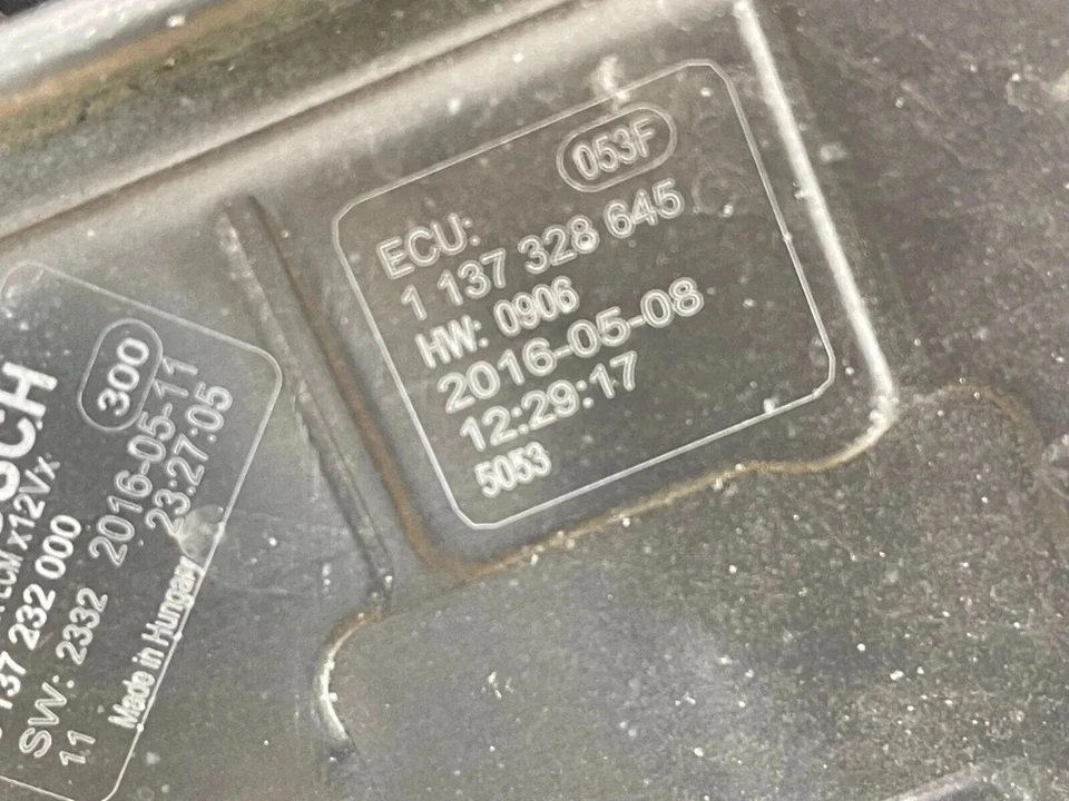 Mercedes C Klasse W205 Lüfter Ventilator Kühler Bosch 3137232000  1137328645 - Bild 3 von 4