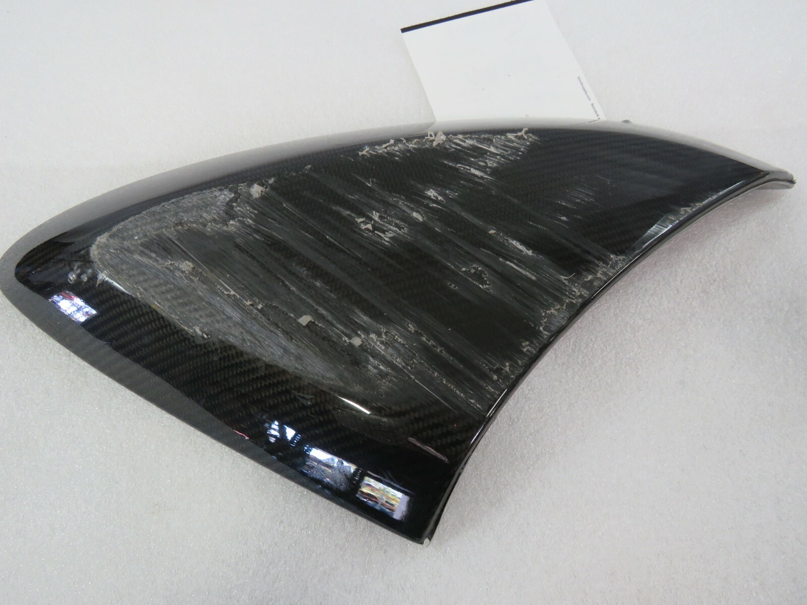 Mclaren 600LT, LH, Left, Side Trim, Carbon Fiber, Scuffed, P/N 13AB797RP
