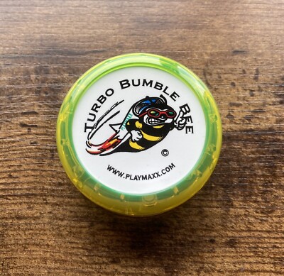 Vintage Playmaxx Turbo X Ray Bumble Bee Boxed Translucent Yellow