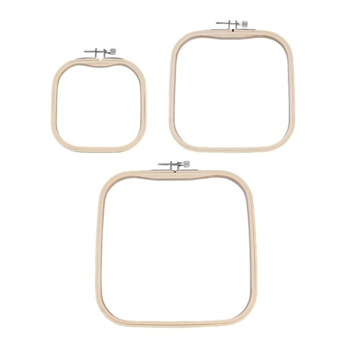 3Pcs Square Embroidery Frame for Needlework Stitching, Embroidery Hoop - Picture 7 of 8