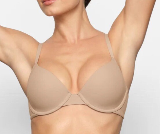38DDD SKIMS Fits Everybody T-Shirt Bra FIT Everybody BR-UWR-2294 Clay  New