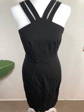 Cynthia Steffe Little Black Strappy Sleeveless Dress Cocktail Evening Size 0