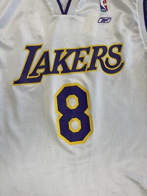 reebok kobe bryant Los Angeles Lakers nba basketball jersey size