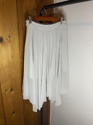 Topshop Women Mesh Skirt Tulle Asymmetric Layered Midi Size