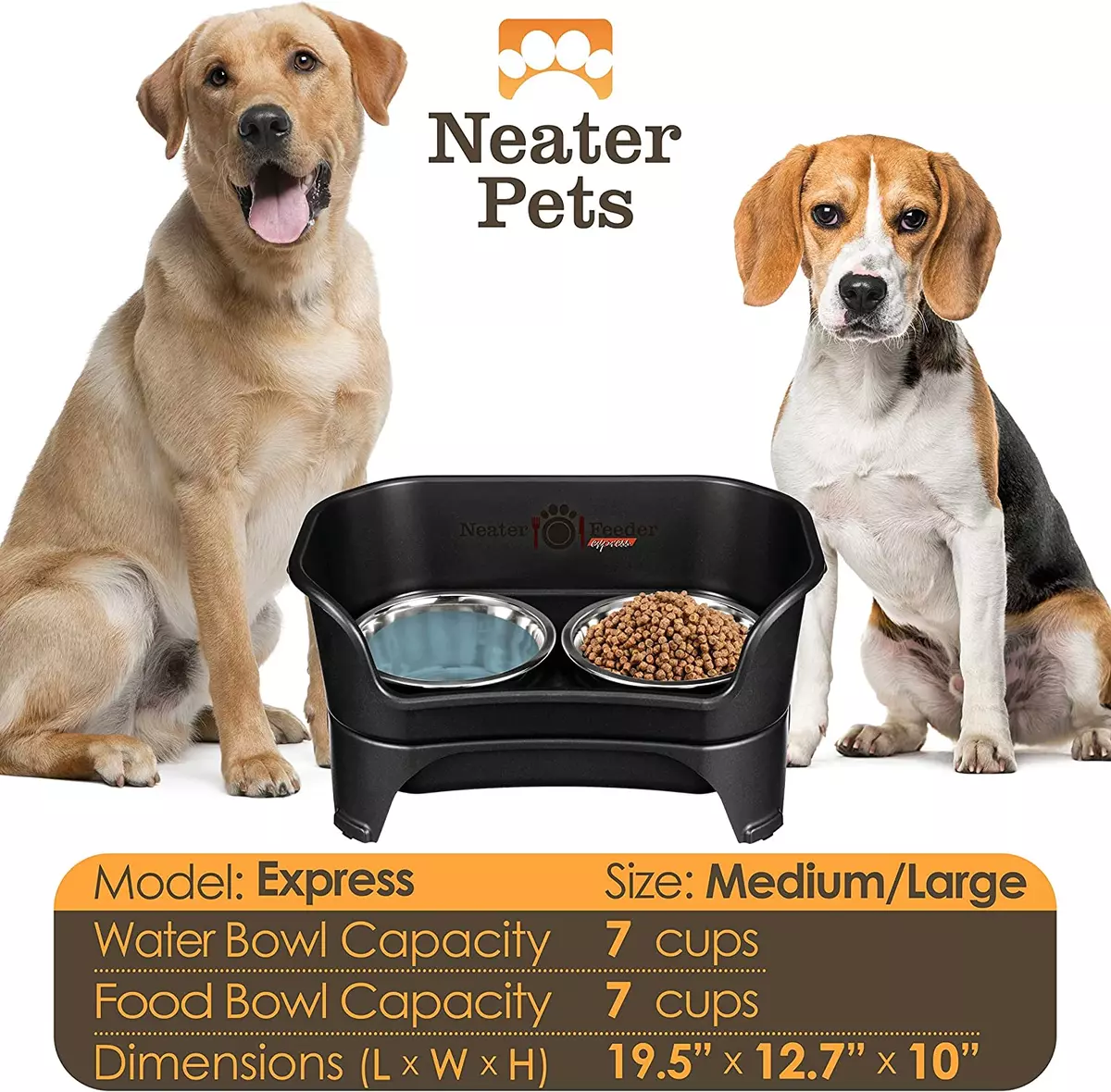 Neater Feeder Express for Medium to Large Dogs - Mess Proof Pet