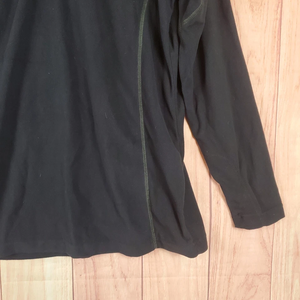 Columbia Ascender Lightweight Sweater Mens Sz XL Black Pullover Quarter Zip - Image 3 of 4