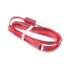 MicroUSB 6ft USB Cable Charger Cord Power Wire Sync Flat Red for SmartPhones