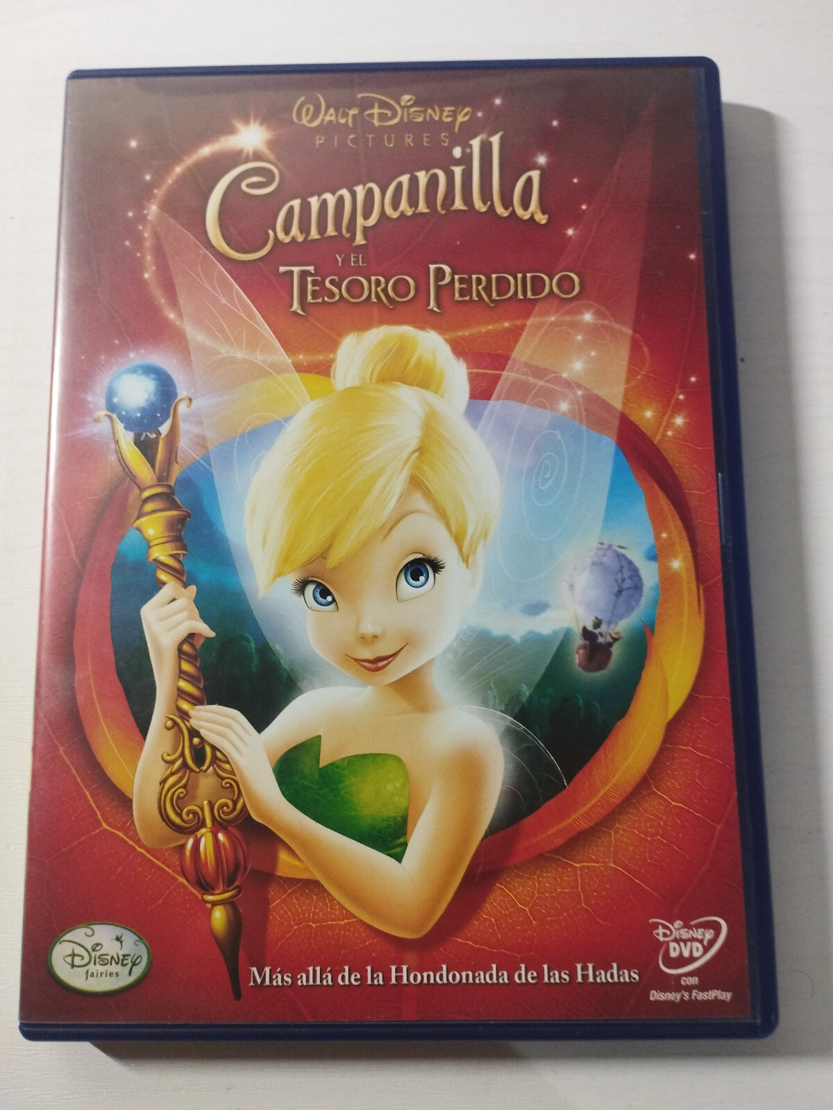 Tinkerbell Treasure Lost WALT DISNEY - DVD + Extras Spanish English Region 2 Am