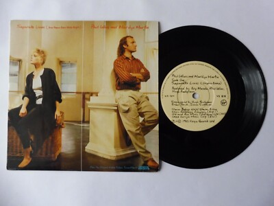 Phil Collins / Marilyn Martin - Separate Lives - 7'' Vinyl VG+ - See Description.