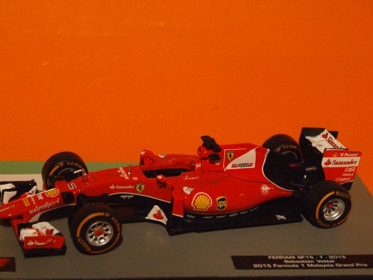 2015 Formula 1 Sebastian Vettel Ferrari SF15-T 1:43 Scale | eBay