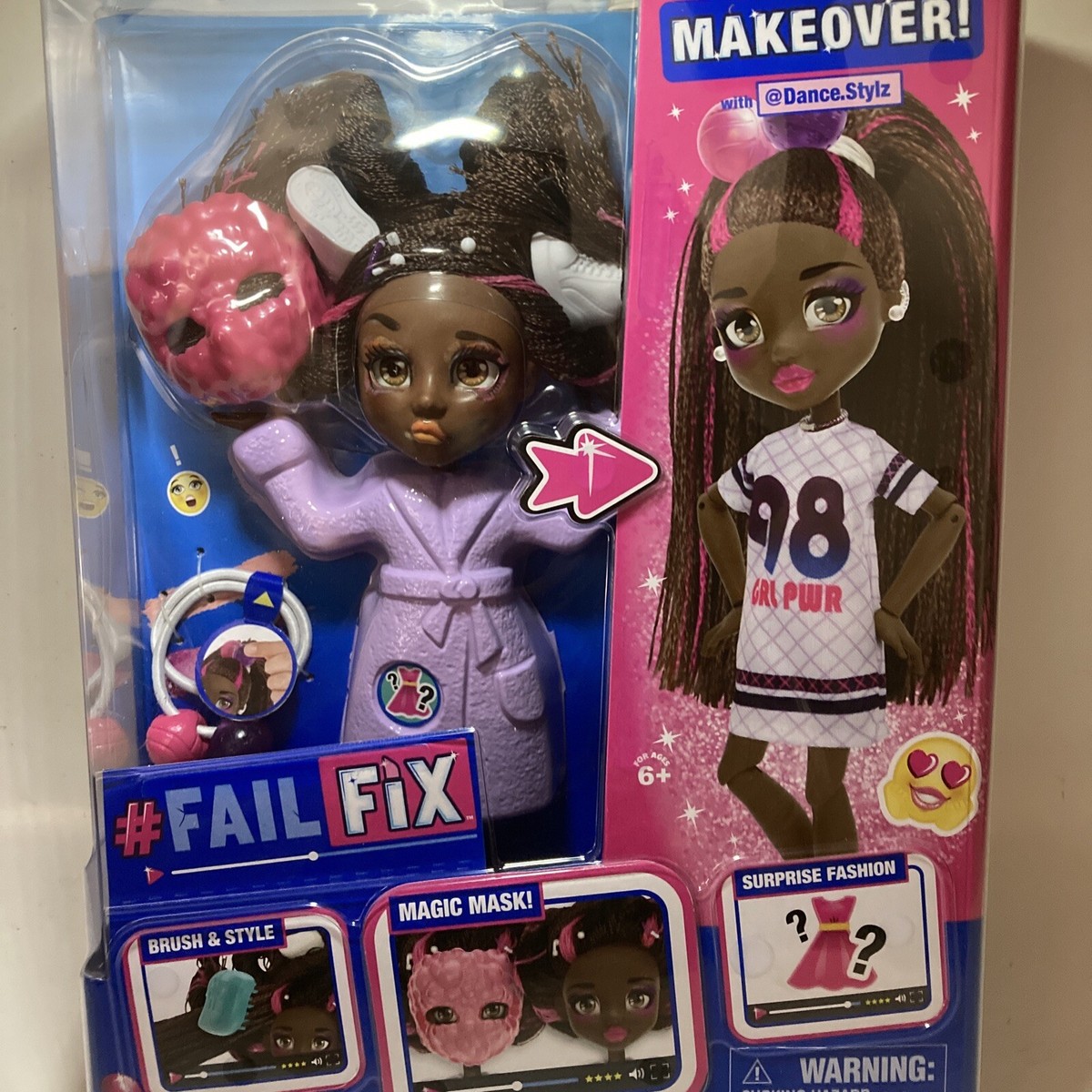 Makeover Doll Fail Fix Bambole Bambola FailFix Rara Versione