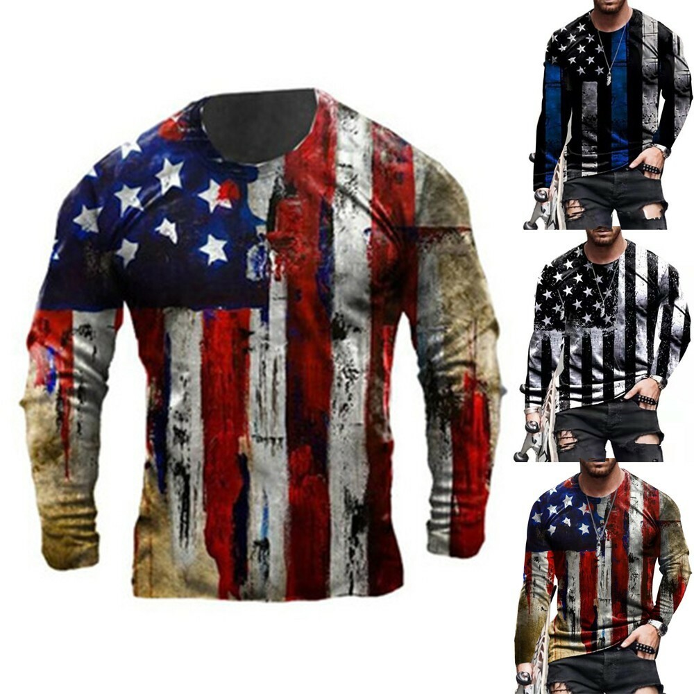 Polyester Tops Short Sleeve Sport T-Shirt 3D Crew Neck Design Brand New