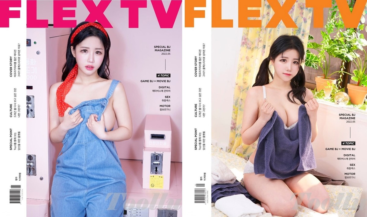 FLEX TV Magazine Korea Streamer BJ 2022 MAY ad1yn2 addielyn22  annie_kim_1009 | eBay