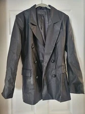 BLANKNYC Vegan Leather Blazer Medium