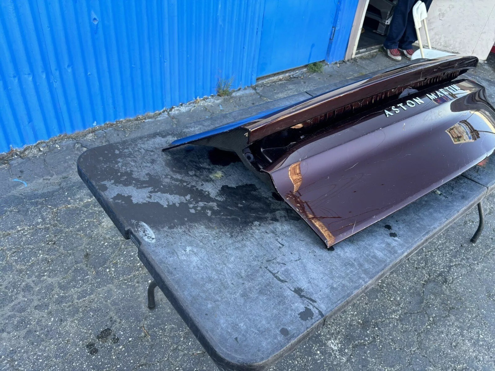 Aston Martin DBS Rear Carbon Fiber Trunk Deck Lid Shell 2019 - 2023 Oem