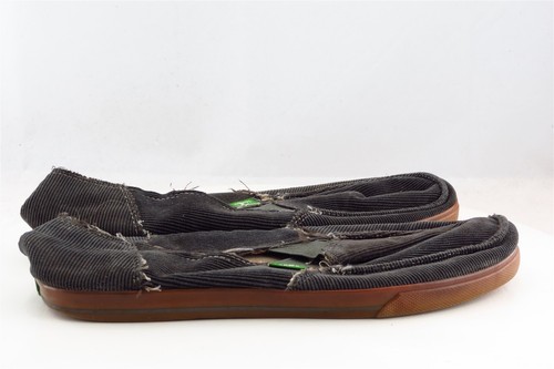 Sanuk Loafers Gray Fabric Women Shoes Size 7 Medium - Picture 3 of 6