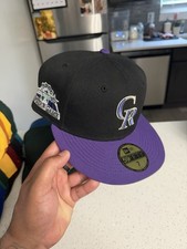 New Era 59FIFTY Colorado Rockies MLB All-Star Game Cap Black/Purple/Pink Size 7