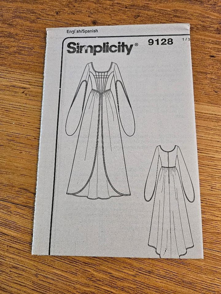 Simplicity Pattern 9124 Simplicity 9128 Wedding, Prom and Dance Dress 12-18 sewing pattern ...