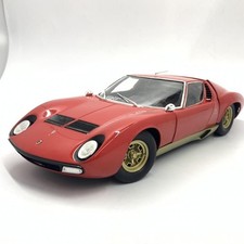 Kyosho 1/18 Lamborghini Miura P400SV Red Diecast Model Car Used