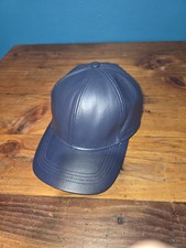 Genuine Leather Hat Made In Usa Baseball Cap Distressed Suede Leather