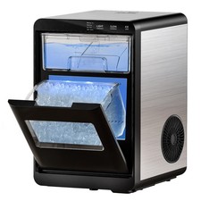 Simzlife IM-16S Nugget Ice Maker Countertop, 44lbs/24H, Soft Chewable Pellet