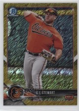 2018 Bowman Chrome Prospects Gold Shimmer Refractor 1/50 DJ Stewart #BCP106 0qo1