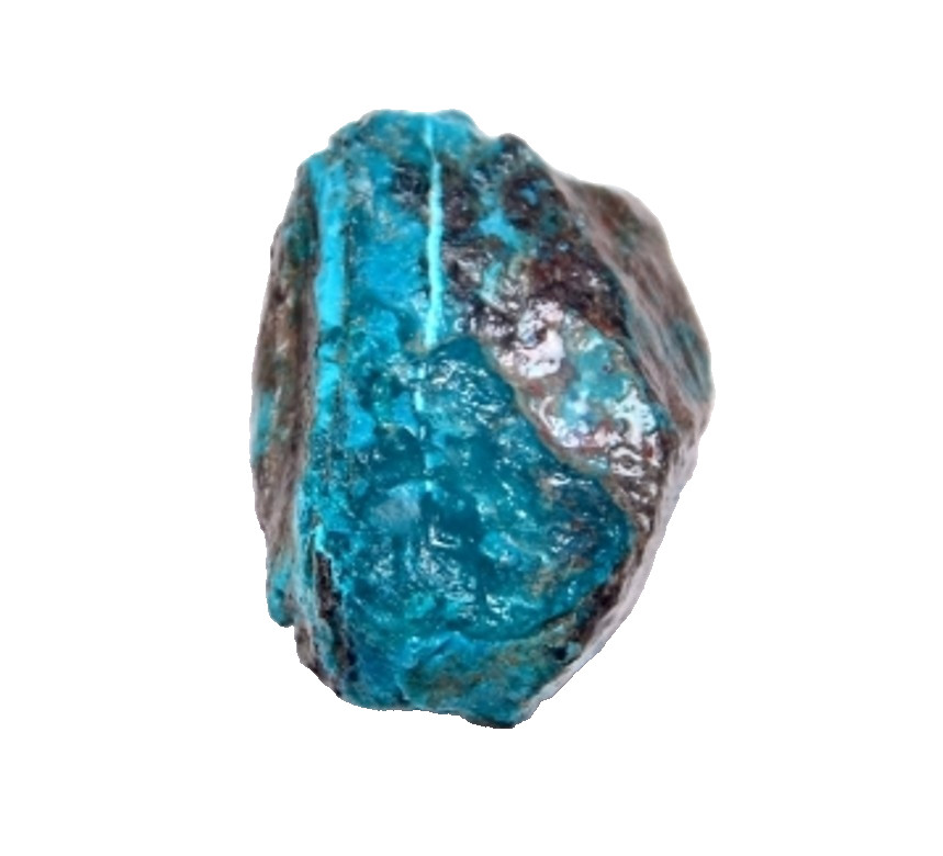 Chrysocolla Crystal Peru Natural Copper Mineral Blue Green Specimen Display