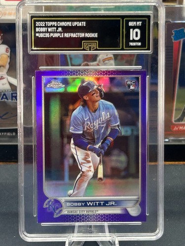 2022 Topps Chrome Update Series - Bobby Witt Jr. #USC35 Purple Refractor (RC)