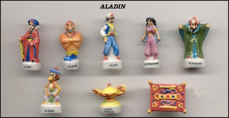 Набор из 8 фигурок Aladinhose 3 см Porzellan FEVES Frankreich 1001 Nacht Mrchen 4590₽