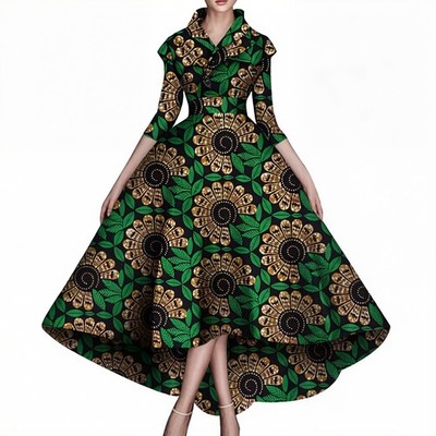 African Dashiki Suits Sample Sale | Women's Nigerian Print Outfits Limited Stock