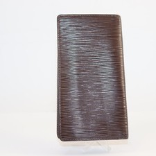 Louis Vuitton Epi Leather Bifold Wallet, Brown Long Style