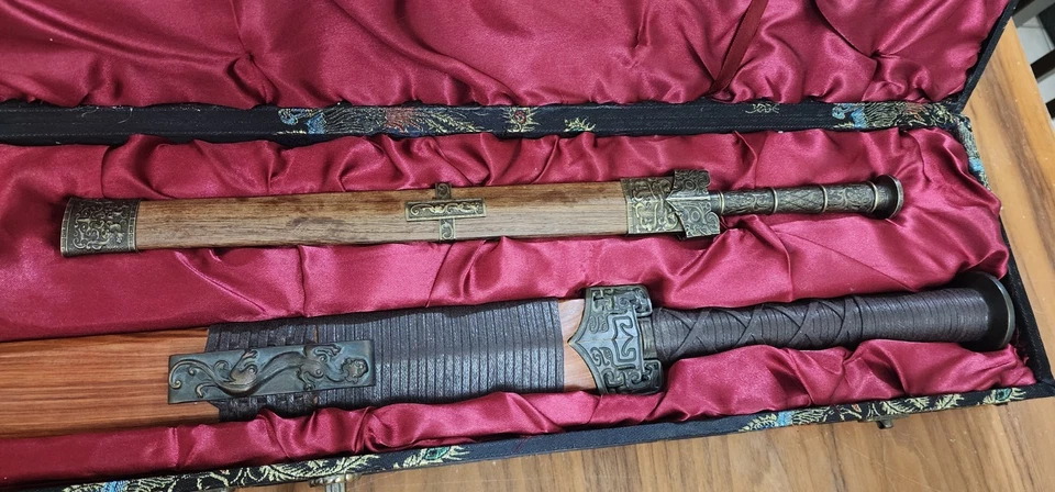 Chinese HAN JIAN Straight sword and Dagger - Image 3 of 4