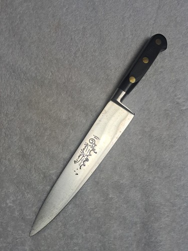 VINTAGE SABATIER MAXIME GIRARD INOX FRENCH QUALITY CHEF'S KNIFE 8" BLADE