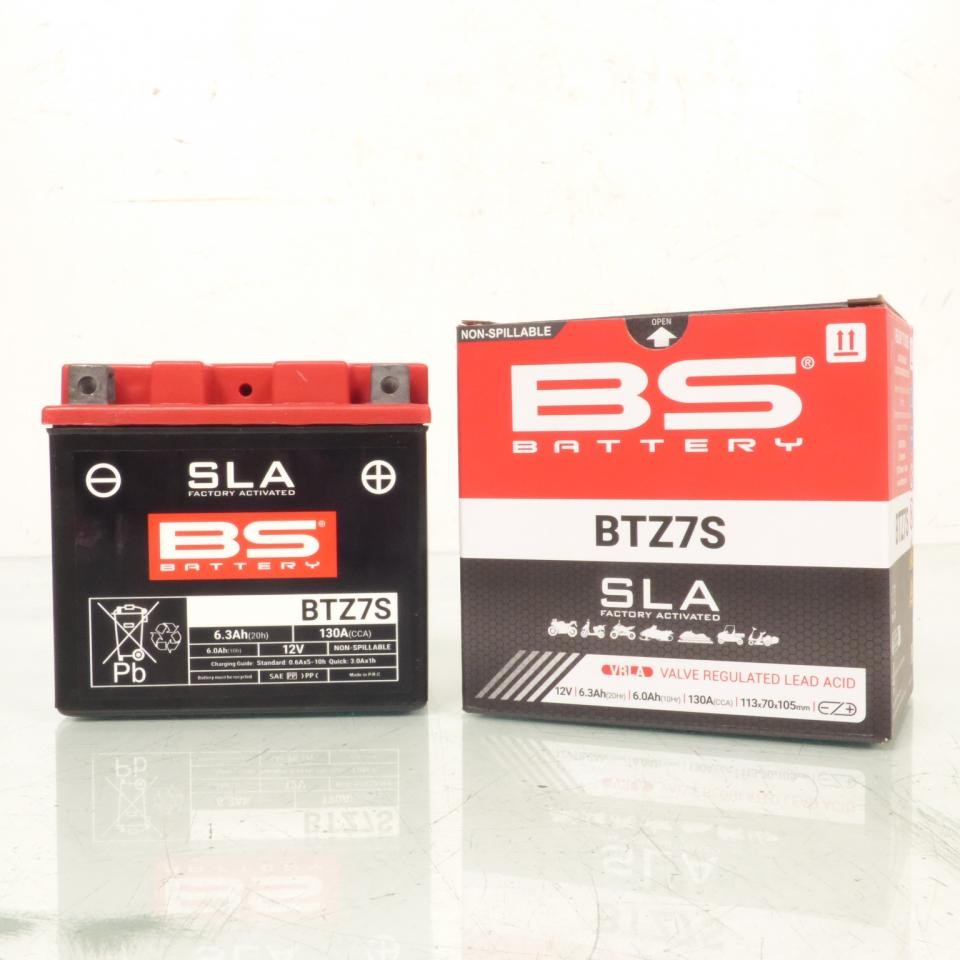 Batterie Moto YTZ7S Idéale pour les Balades en Yamaha 125 YBR Custom