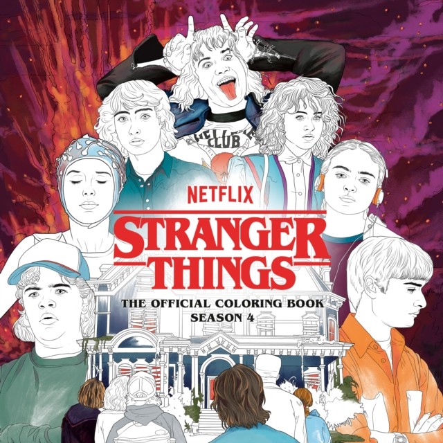 Stranger Things: The Official Coloring Book, Season 4 by NETFLIX