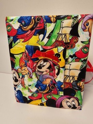 Pirate Ship with Mickey Photo Album - 100 4x6 Photos - Handmade