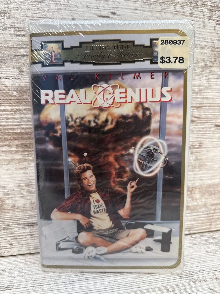 Real Genius (VHS, 1996, Clamshell Packaging) Brand New Factory