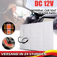 KFZ Carbon Sitzheizung Universal Heizmatten Nachrüstsatz 12/24V 3 Stufen