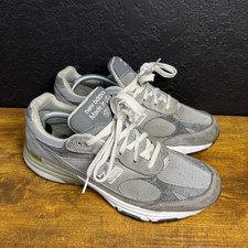 New Balance 993 WR993GL Grey Suede Mesh Running Shoes Womens 10 Made in USA