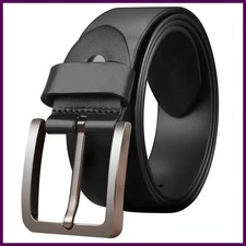 Men's Belt Business Luxury Designer Brand PU Leather Belts Jeans Pin Adjustable