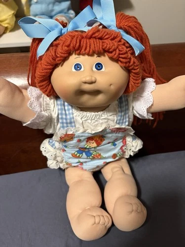 Cabbagepatch 1983 Hm3 Red Ponies Blue Eyes Great Vintage Condition Smoke Free