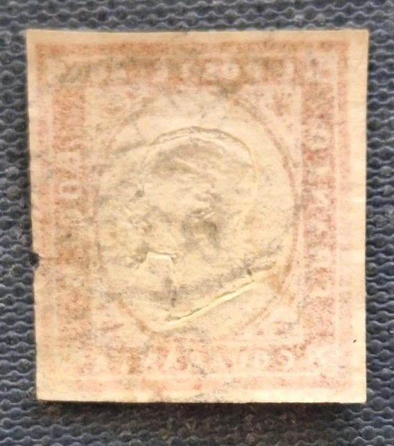 Sardinien 1855/63, 40 C., Mi. Nr. 13, gestempelt