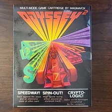 Odyssey 2 Game Speedway Spin-Out Crypto-Logic CIB, Boxed, Vintage 1982 Magnavox