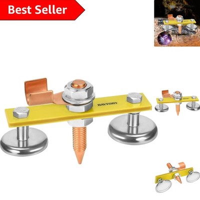 Durable Twin Magnet Head Magnetic Welding Clamp for Enhanced Stability & Safety