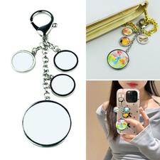 Blank Keychain Creative Sublimation Printing Double Sided Heat Transfer Keyring