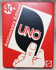 UNO 40th Anniversary 2010 Edition Mattel 108 ...
