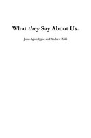 John Apocalypse | What They Say About Us | Taschenbuch | Englisch (2012)