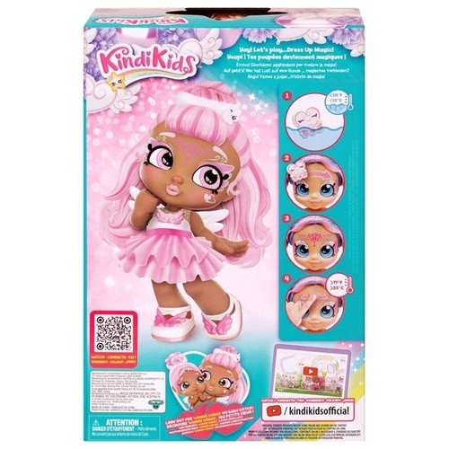 Shopkins Kindi Kids Dress Up Magic Angelina Wings Angel face paint Reveal Doll - Picture 2 of 4