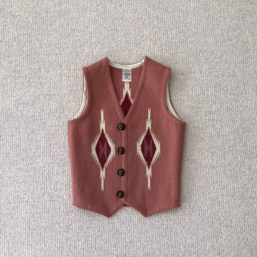 ORTEGA'S オルテガ CHIMAYO VEST チマヨベスト 36 赤 goro's